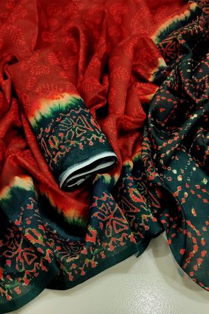 অর্জিনাল চান্দেরি সিল্ক শাড়ী