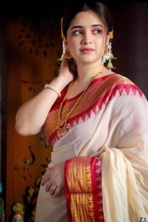 পিওর আড়ংয়ের কটন সুতি শাড়ি