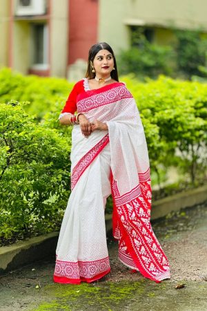 আফসান প্রিন্ট শাড়ি